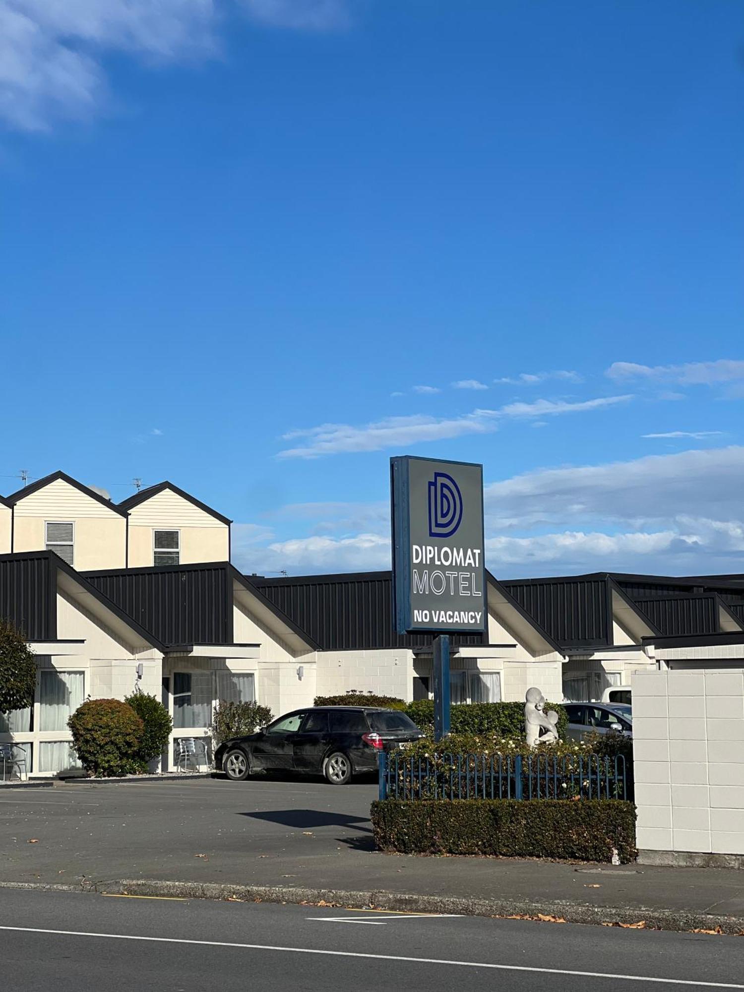 Diplomat Motel Christchurch Exterior foto